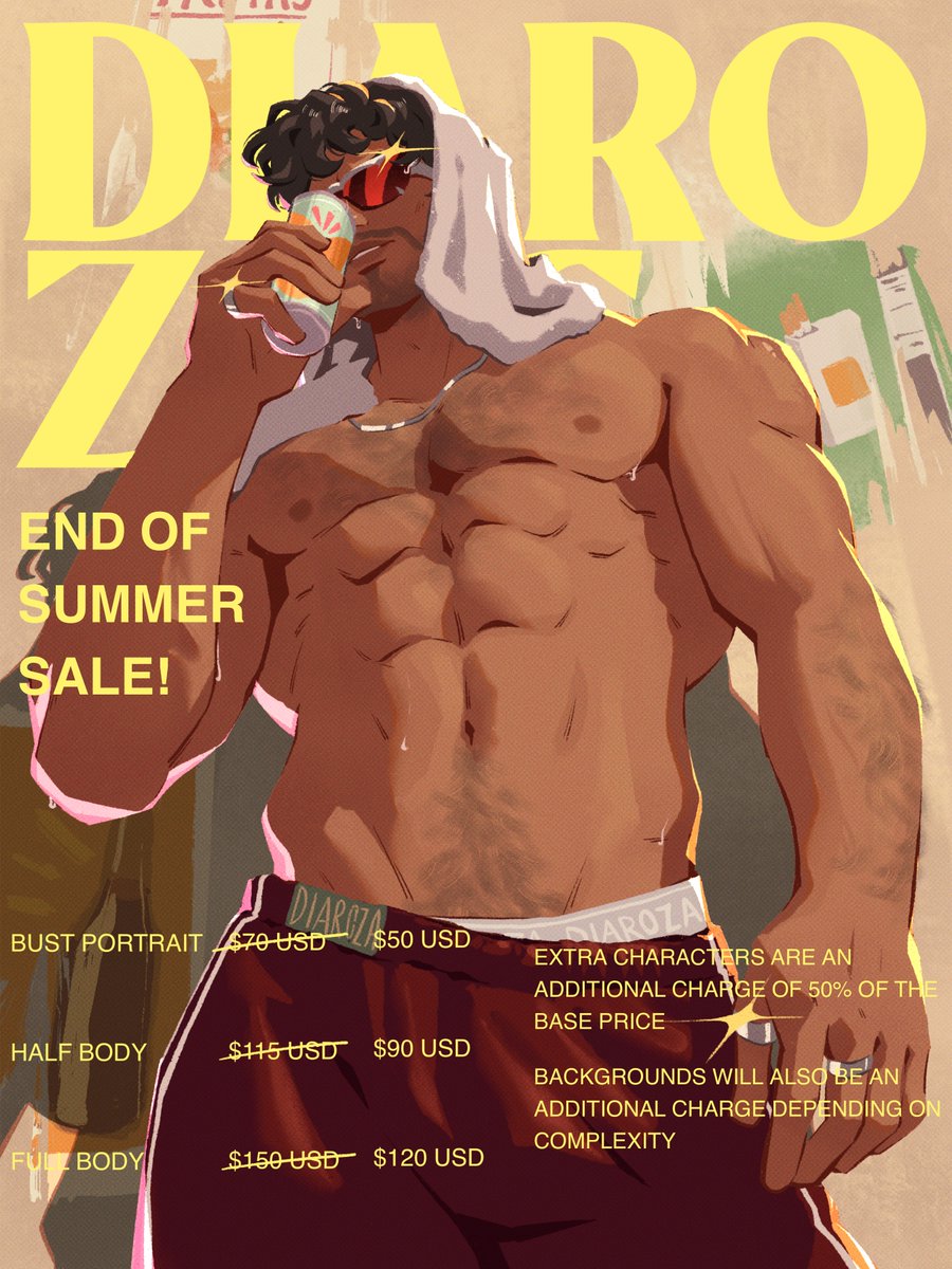 Diar0za's tweet photo. Someone said commission sale? 🤩
Inquire through DM’s if you’ve got any questions
Shares and reposts highly appreciated 🫶🏽🫶🏽 https://t.co/hJUoA4b70a
