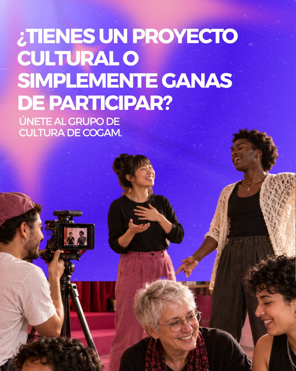 COGAM's tweet photo. La cultura también transforma. 🎨

En el Grupo de Cultura de COGAM compartimos cine, literatura, arte y proyectos LGTBI+ para crear comunidad y combatir prejuicios.

¿Tienes una idea o ganas de participar?

📩 [cultura@cogam.es](mailto:cultura@cogam.es)
🔗 https://t.co/IPZONNHatS https://t.co/IxJBjjZhDm