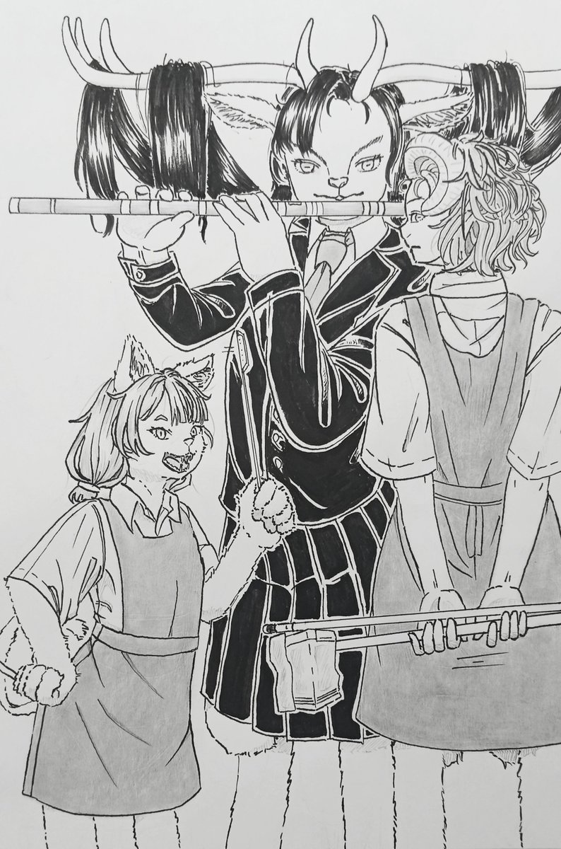 lemonclass0109's tweet photo. 獸人少女+華樂+百合+馬來西亞華樂校+rojak語描寫方式
這樣的組合，真的能寫出一篇小說嗎？

以馬來西亞華校的『華樂團』作為主題，透過獸人少女與兩位人類的第一視角，講述一個多元種族的女校華樂百合日常故事——

《獸人女子華樂團》

將于星期一（14/09）在台灣網路小說平臺《kadokado》連載。 https://t.co/mXfcLggSkw