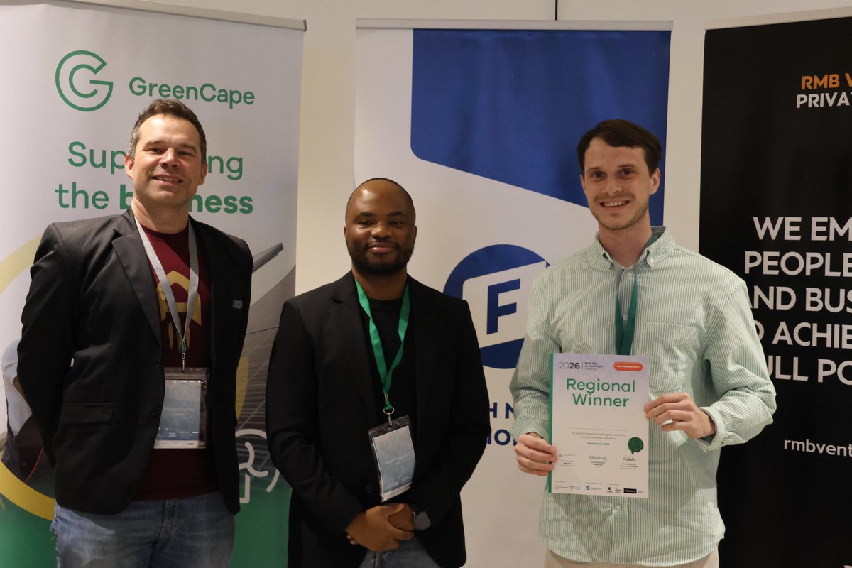 SULaunchLab's tweet photo. Congratulations to ReSurfify, winner of the regional cash prize at the 2026 FNF Afri GreenPitch Challenge! Their innovative biosurfactants show the potential of scalable, sustainable solutions from Southern Africa.
Read more: https://t.co/bUq3Cgqb5m https://t.co/0DjktlWBH8