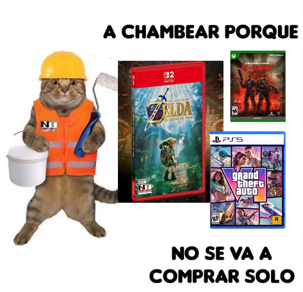 eXtas1stv's tweet photo. A chambear, que están caros los jueguitos. https://t.co/PJ2VRAWLgW