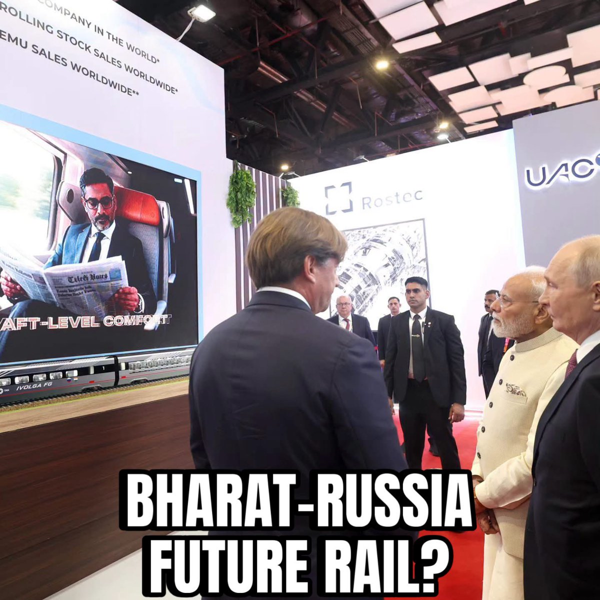 Ranvijay40's tweet photo. Yeh sirf tasveerein nahi, itihaas hai!
BRICS India 2026 me Modi-Putin ki dosti ne ek baar phir duniya ko sandesh diya - Bharat ab global decisions ka centre hai.
Jai Hind! 🇮🇳
#brics2026 #modi https://t.co/z0ldtVSPY9