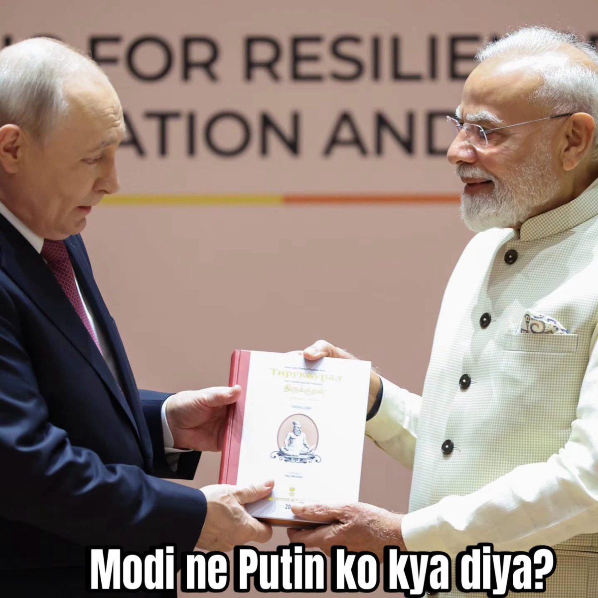 Ranvijay40's tweet photo. Yeh sirf tasveerein nahi, itihaas hai!
BRICS India 2026 me Modi-Putin ki dosti ne ek baar phir duniya ko sandesh diya - Bharat ab global decisions ka centre hai.
Jai Hind! 🇮🇳
#brics2026 #modi https://t.co/z0ldtVSPY9