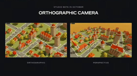 Bloxy_News's tweet photo. Coming soon, Orthographic Cameras are a type of camera where objects are the same size regardless of where they are in the field of view. #Roblox #RDC26 https://t.co/SnuwRSHA2H