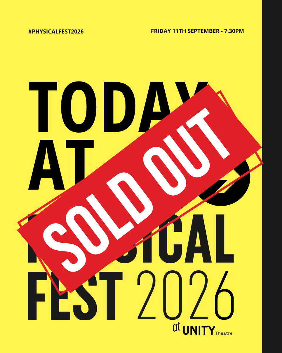 PhysicalFest's tweet photo. We are officially SOLD OUT.
Tomorrow is our final day, and there are still some tickets available for our last performances including Upon a Stale Sun and PESSADILLA.

If you want to be part of the final day, grab your tickets while you still can.

One last day. One last chance! https://t.co/2GYq8FLQsb