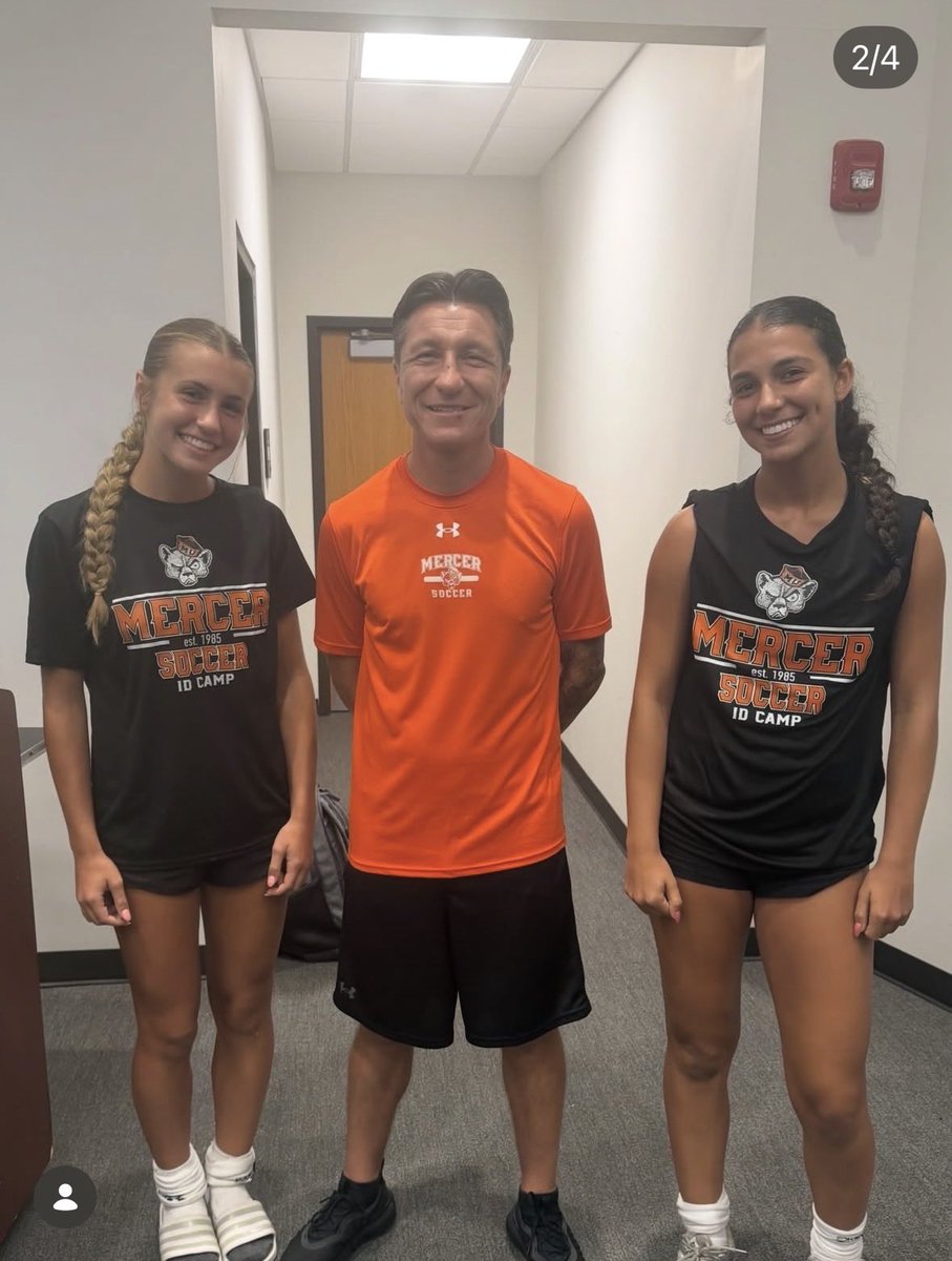 avaslater_12's tweet photo. Great time at the @MercerWSoccer ID camp.  Thank you to all the coaches, staff and players that came out to make this a great experience.   @GSAthletics_WSO @CSUCougarsWSOC @BamaStateWSC @Coach_TonyE @coach_jcrawford @DiwuraSoale https://t.co/gSz8WZUR0r