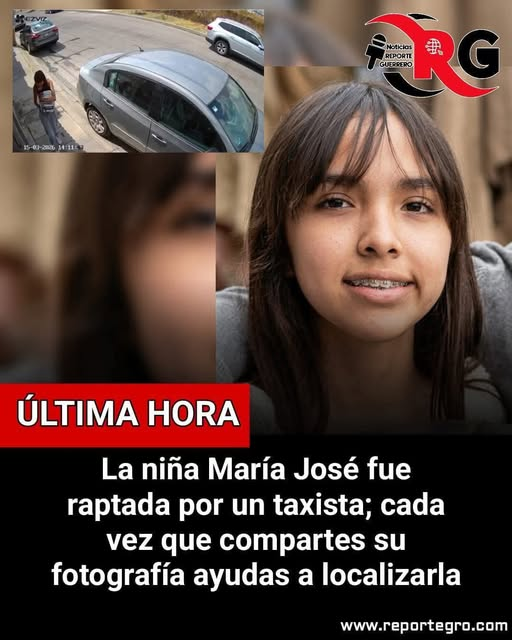 lunadeandromeda's tweet photo. Des4parición de una menor queda captada en video; autoridades activan búsqueda urgente
La adolescente de 14 años, María José Martínez Ramírez, fue interceptada por un vehículo tipo taxi el 15 de marzo en Los Héroes Tecámac; cámaras documentaron el momento y su última ubicación apunta hacia el AICM
Texto: Noticias Reporte Chilpancingo
Acapulco, Gro., 06 de abril de 2026.— La desaparición de María José Martínez Ramírez, de 14 años de edad, ha generado conmoción a nivel nacional luego de que se difundiera un video captado por cámaras de seguridad en el que se observa el momento en que la menor es interceptada por un vehículo mientras caminaba por la vía pública.
De acuerdo con los reportes, los hechos ocurrieron el pasado domingo 15 de marzo alrededor de las 14:00 horas en calles del fraccionamiento Los Héroes Tecámac, sección Bosques, en el vecino Estado de México. En las imágenes se aprecia a la adolescente caminando con una mochila blanca, cuando un automóvil blanco con características de taxi se aproxima.
La menor habría percibido la situación de riesgo e intentó huir; sin embargo, fue alcanzada por el vehículo. Este momento constituye el último registro visual de su paradero.
Familiares informaron que el teléfono celular de María José marcó como última ubicación las inmediaciones del Aeropuerto Internacional de la Ciudad de México (AICM), lo que ha ampliado las líneas de investigación.
Según la ficha de búsqueda emitida por la Comisión de Búsqueda de Personas del Estado de México, la menor mide aproximadamente 1.50 metros, es de complexión delgada, tez morena clara y rostro afilado. Tiene cabello castaño claro por debajo de los hombros, ojos café oscuro medianos, cejas pobladas, nariz afilada, mentón ovalado y pómulos cuadrados.
Como señas particulares, presenta una mancha debajo del labio, perforación en el ombligo, utiliza brackets y cuenta con una perforación en el lado derecho de la nariz.
Al momento de su desaparición vestía tenis blancos, pants gris claro y top negro, además de portar una mochila blanca.
Autoridades estatales mantienen activo el protocolo de búsqueda y solicitan la colaboración de la ciudadanía. Cualquier información que pueda contribuir a su localización puede ser reportada a los números 800 509 09 27 y 800 216 03 61.
El caso se ha viralizado en redes sociales bajo llamados urgentes de difusión, en un contexto donde la desaparición de menores continúa siendo una problemática alarmante en el país