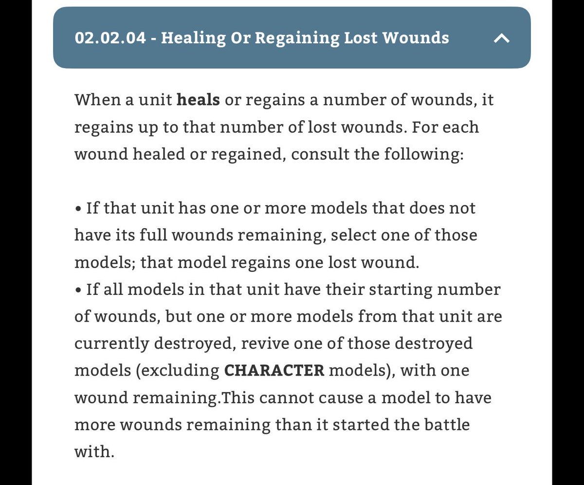 Sakura__Tsunami's tweet photo. @AlistorNyx @EcceManlet @SpartanB3126 Sounds like they come back, other wise necrons reanimating protocols wouldn’t resurrect models. They use the “heal” ability now. https://t.co/dWKB0Jexc7
