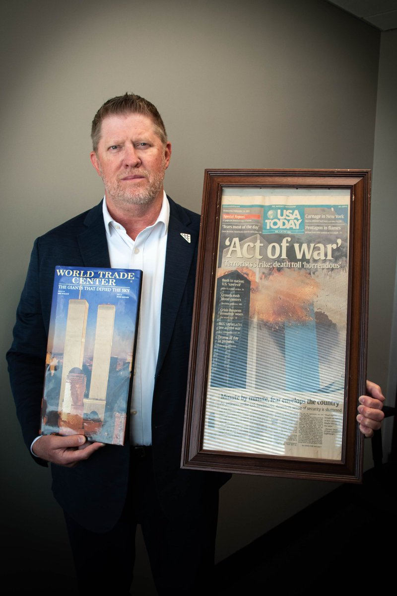 UABHeersink's tweet photo. On 9/11, Center for Injury Science Senior Manager Shannon Stephens was in New York for a conference. An experienced paramedic, he volunteered to help survivors. “You are trained to go into a chaotic environment, and you try to prioritize care.” His story, on @WBRCnews. Link below https://t.co/hDVX6yvPNl