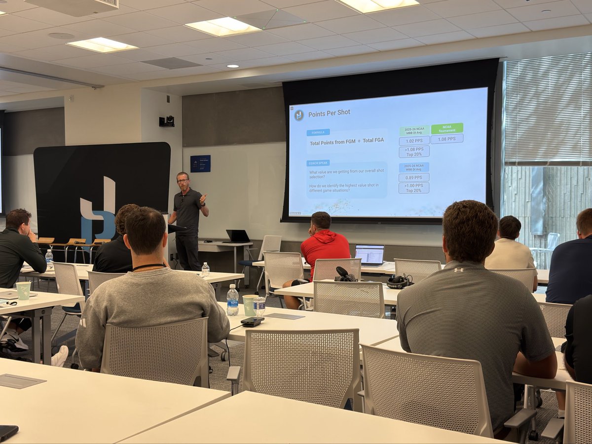 justplaybball's tweet photo. Halfway mark ✅
#2026AnalyticsSummit📊 https://t.co/EaDDEvkK9p