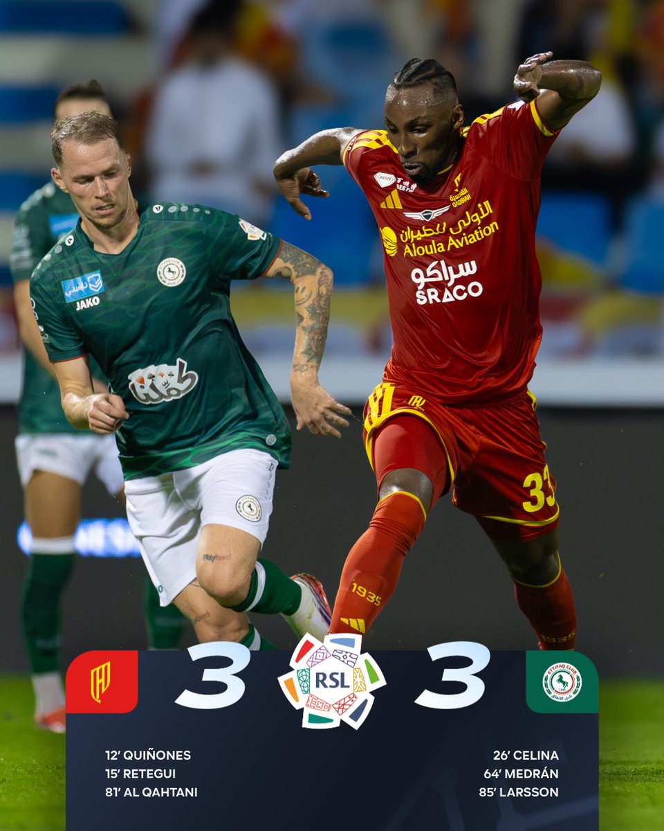 SPL_EN's tweet photo. The Eastern Derby delivers a six-goal thriller 🔴🤝🟢 https://t.co/iEYBIREL1V