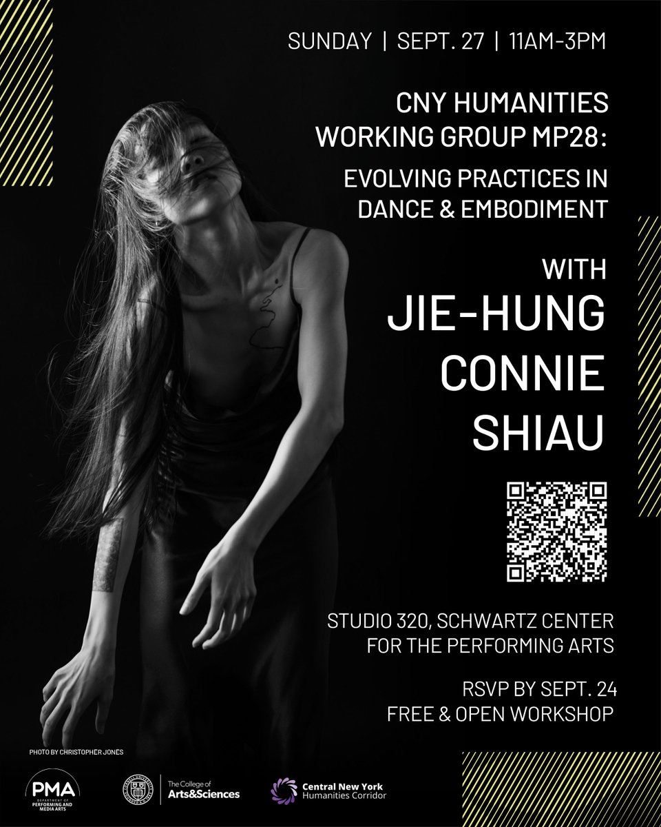CornellPMA's tweet photo. CNY Humanities Working Group MP28: Evolving Practices in Dance &amp; Embodiment: Conjuring Memory, Reclamation &amp; Community: How We Rewrite Our Narratives on Sunday, September 27, 11:00am - 3:00pm in the Studio 320, Schwartz Center for the Performing Arts.https://t.co/TtSYSYj2FH https://t.co/IS2uhVQMLh