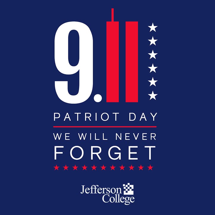 GoJeffco's tweet photo. Today, we honor and remember the victims, heroes, survivors, and all who were impacted by the tragic events of September 11, 2001. 

We will never forget. 

#NeverForget #PatriotDay https://t.co/II7K33YYTA