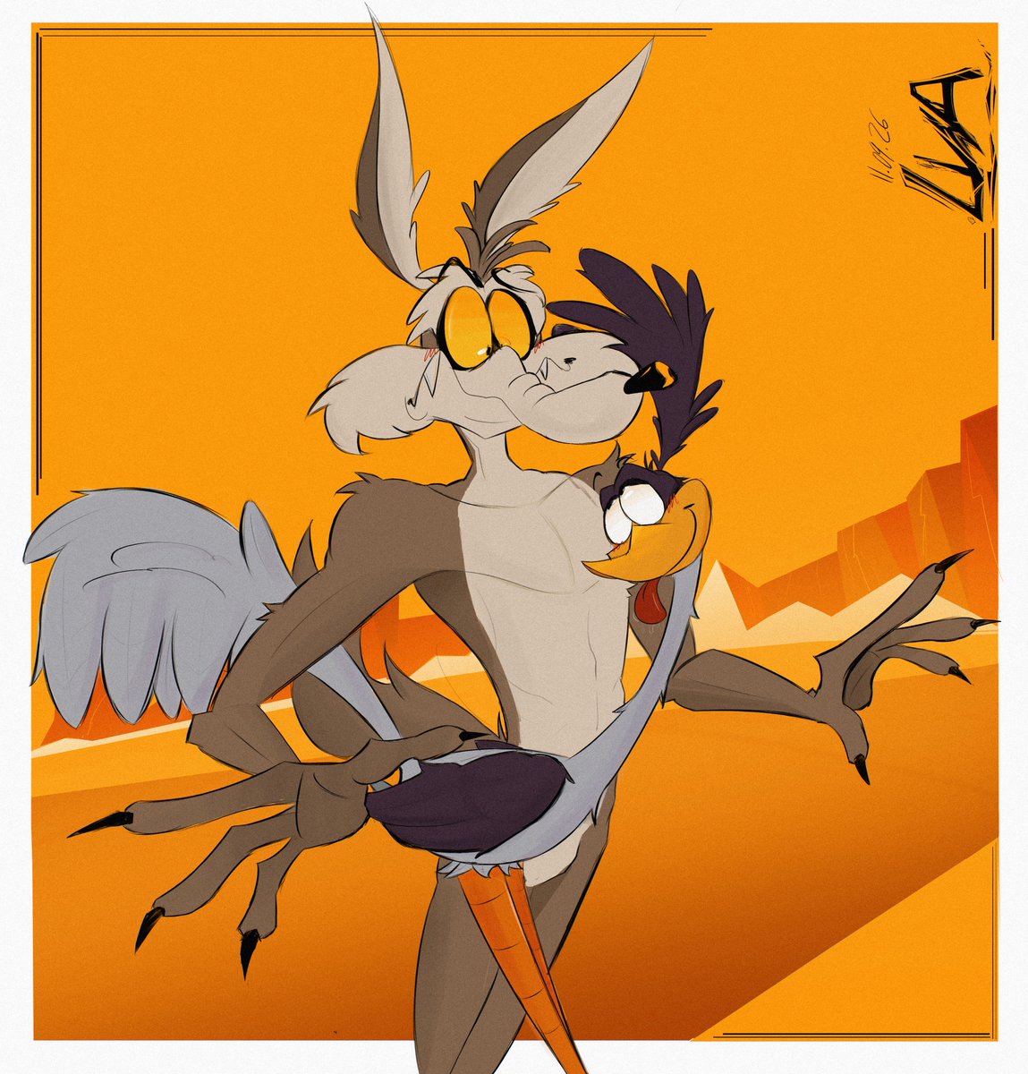 RE_LUAh's tweet photo. 77 Years ship. 

 #coyote #wileroad #wileecoyote #roadrunner #looneytunesㅤㅤㅤ https://t.co/dF7uIQHGu3
