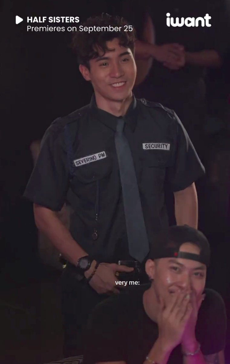 itsechayall's tweet photo. pancho nung nakita si ramon nagpperform:

hindi ako maka usad sa ngiti ni brent parang tunay na eh😭
#bresnyr #panmonendgame #halfsisters https://t.co/rePAA6r9WP