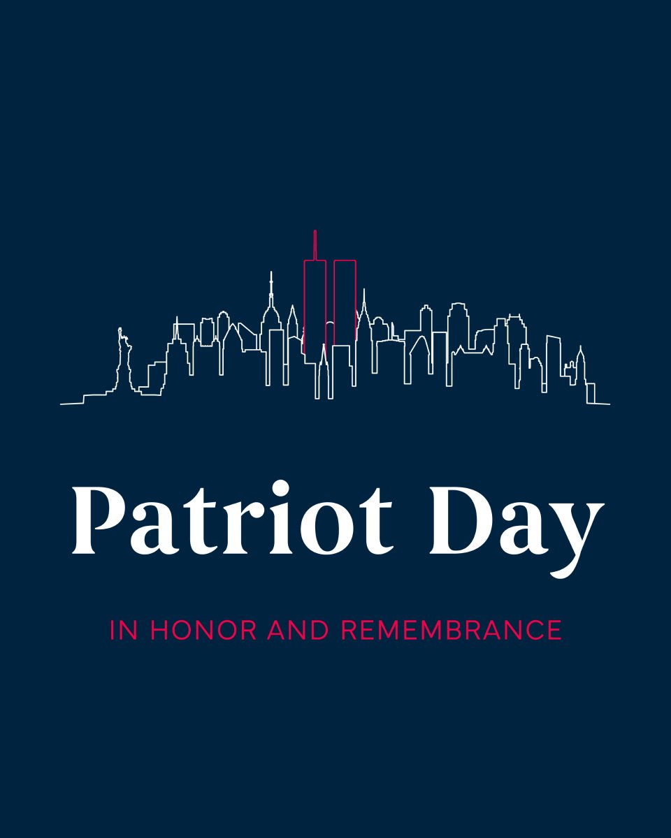 ShipMirandaLaw's tweet photo. On Patriot Day, Shipman Miranda honors the lives lost on September 11th, 2001, and the bravery of those who stepped forward in a moment of unimaginable tragedy.

#ShipmanMirandaLaw #SCLaw #Attorney #Legal #PatriotDay #September11 #NeverForget https://t.co/6tgRmlBRo7