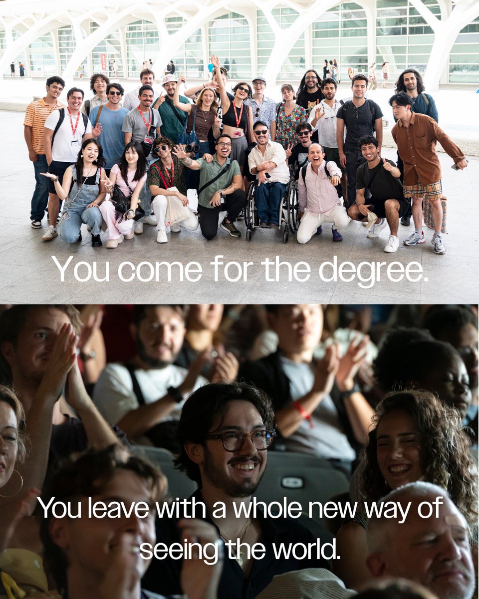 berkleevalencia's tweet photo. Study in a global community.

Discover new perspectives.

Turn your ideas into impact.

And build the confidence to shape whatever comes next.

It's only just beginning. https://t.co/VFHoRZUnVs