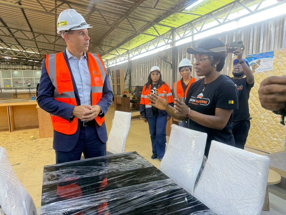 MattWoods_UK's tweet photo. What an inspiring visit! Leoni came back to 🇨🇲 after years in 🇬🇧 to start furniture company Maimo in Douala… now with 100s of employees, full order book, and plenty of passion. 

If you’re also a “UK alumnus” in any way, get in touch! 

Bhc.yaounde@fcdo.gov.uk https://t.co/yNvAKoTTj7