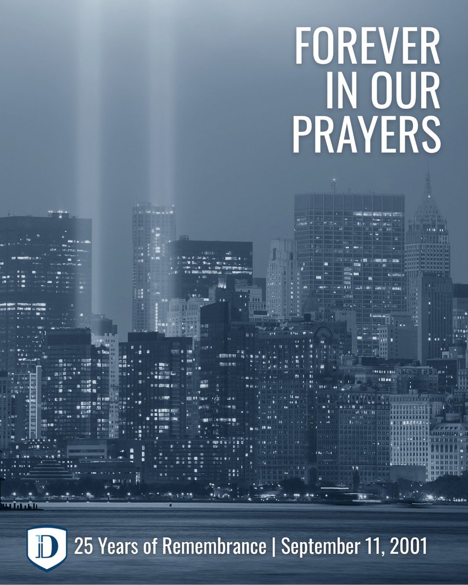 DePaulPrep's tweet photo. 25 years after 9/11, our DePaul Prep community stands together to honor the lives lost, the heroes who answered the call, and the strength of a nation united in courage and hope. These heroes and their families remain in our prayers. https://t.co/JYtXioBjFB
