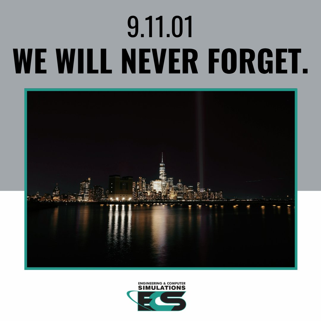 Ecsorl's tweet photo. On September 11, we pause to remember the lives lost, honor the courage of the first responders and service members who answered the call, and reflect on the resilience that united our nation.

We remember. We honor. We will never forget. https://t.co/2nEFLdtmMR
