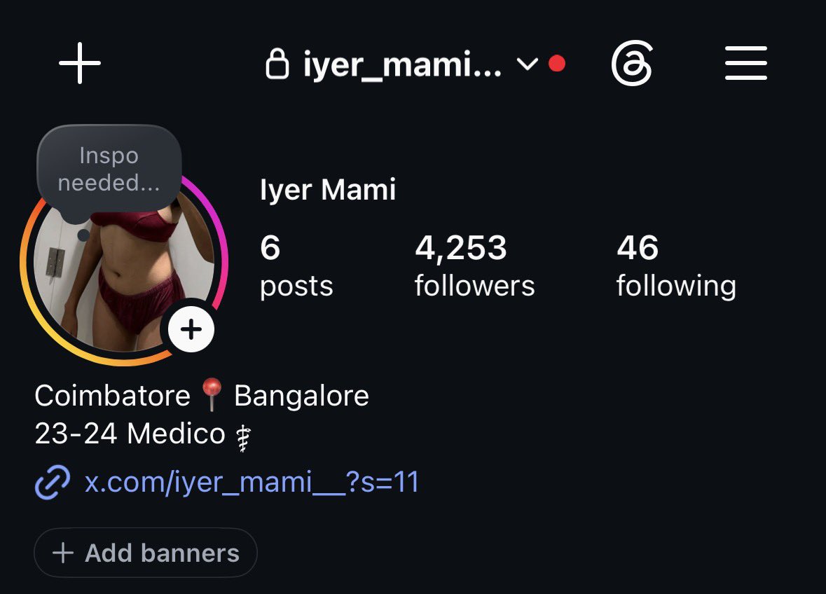 Iyer_mami__'s tweet photo. My Instagram profile got 4K love ❤️ https://t.co/3RWhEI5r7s
