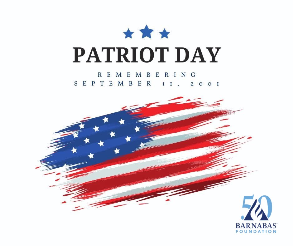 BarnabasFdn's tweet photo. We will never forget. #PatriotDay https://t.co/JO3q770kH9