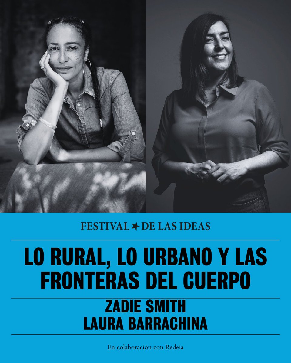 RedeiaCorp's tweet photo. Impulsamos la reflexión y el espacio para el pensamiento crítico en la juventud a través de nuestro apoyo al @festdelasideas, del 17 al 20 de septiembre.

🫵🏻Estás invitado: 

🗓️18 de septiembre.
⏲️18.30 horas.
📍Plaza de España, Madrid.

➡️Más de 300 jóvenes de institutos de ciudad y de pueblo analizarán con @Smith_ZadiBook y @laurabarrachina la aportación de la literatura y el pensamiento para tender puentes entre el centro y la periferia.

🤔Nos cuestionaremos las fronteras geográficas, sociales y corporales que dividen la experiencia del mundo entre el ámbito rural en el evento 'Lo rural, lo urbano y las fronteras del cuerpo'. 
¡No te lo pierdas!
https://t.co/SeKIqadQtw