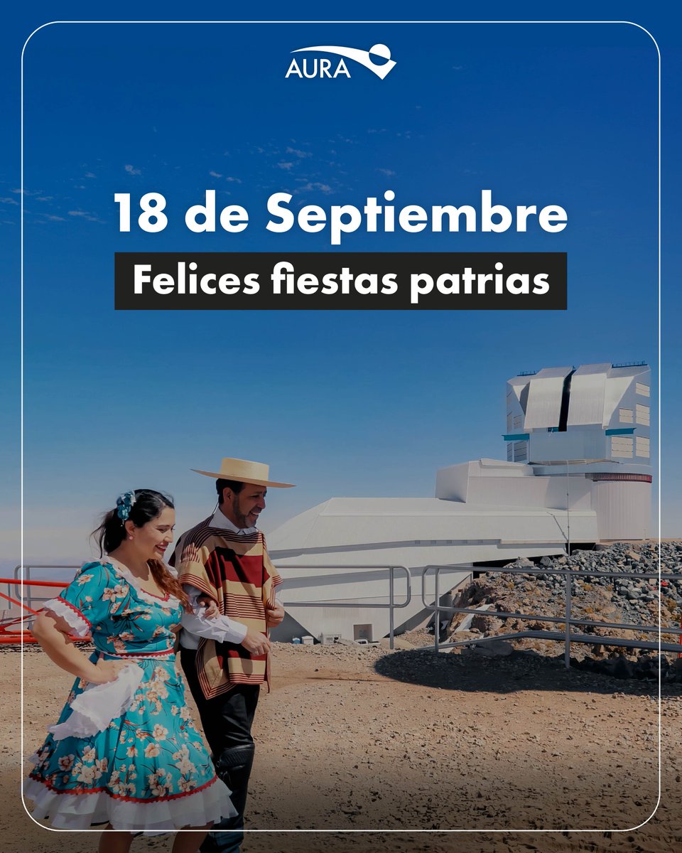 AURAinChile's tweet photo. 🇨🇱¡Le deseamos unas excelentes Fiestas Patrias a toda nuestra comunidad! 🇨🇱🥟🎊🎉 #Chile https://t.co/ZK9nmgQGDO