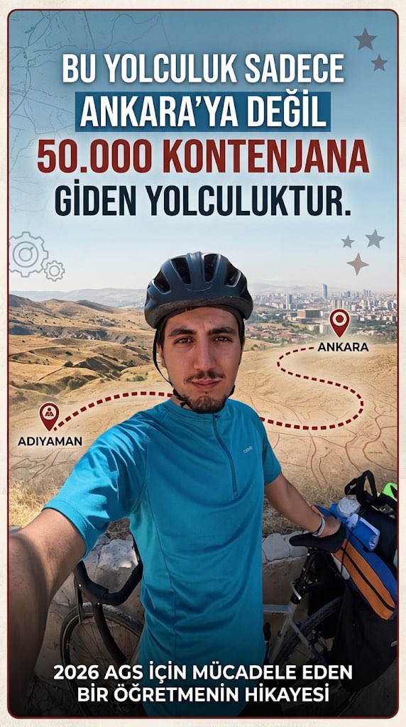 Geylanihoca's tweet photo. Adıyaman'dan yola çıkan bisikletimiz, binlerce meslektaşımızın umut elçisidir. #Bisikletle50Bin @RTErdogan @Yusuf__Tekin @oktay_saral @memetsimsek @PrfDrFilizKilic @tgrthabertv @showanahaber @startv @KanalD @nowhaber @bbcturkce @szctelevizyonu @bpthaber @pusholder https://t.co/nnuAIWAEdT