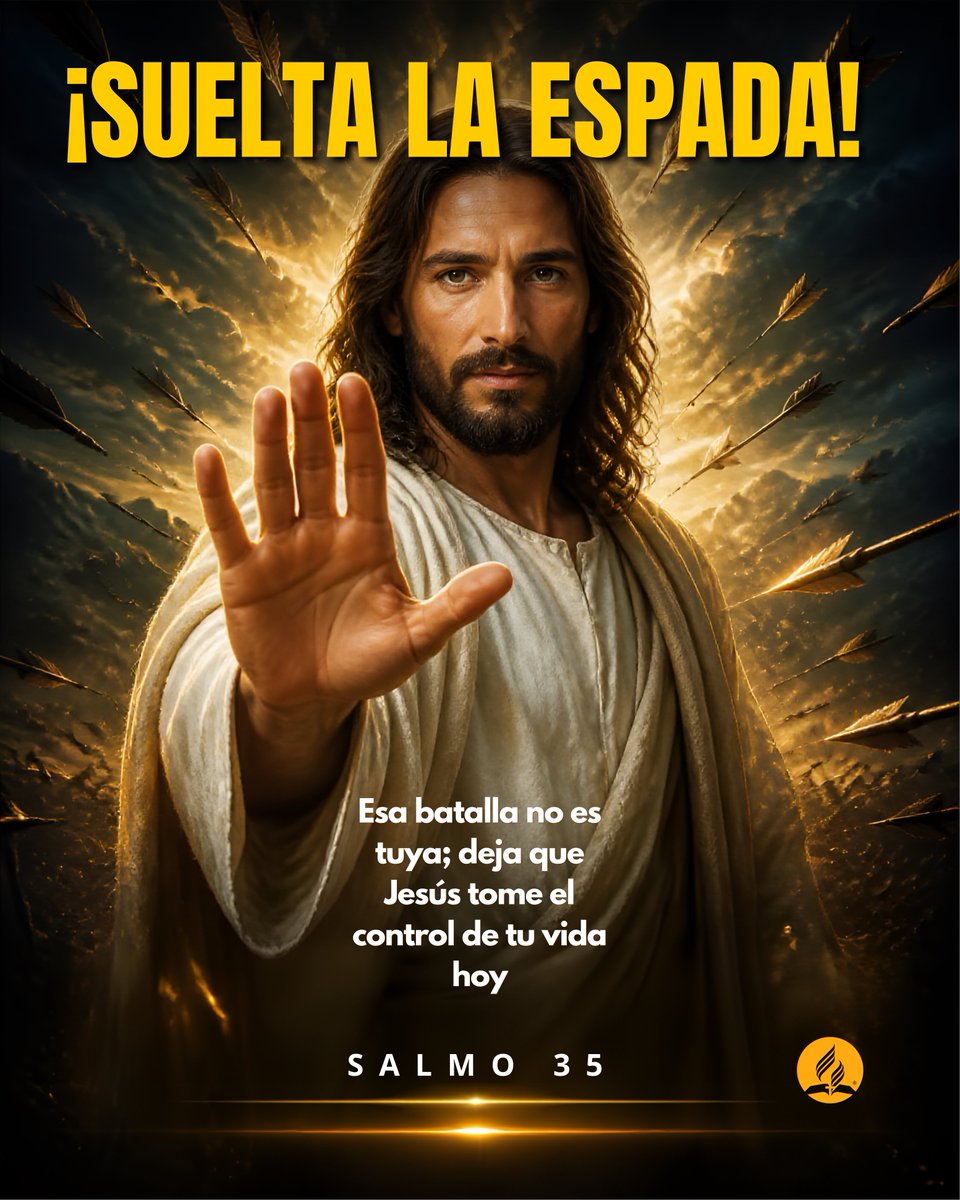 adventistasGUA's tweet photo. 🔥 ¿Hasta cuándo vas a pelear una batalla que nunca te pidió Dios que ganaras solo?
Hoy haz algo diferente: deja de luchar solo y entrégale a Jesús aquello que te está robando la paz.
#Salmo35 #rbhw #OneVoice27 #AllThingsNew https://t.co/mJnSS5yGW5