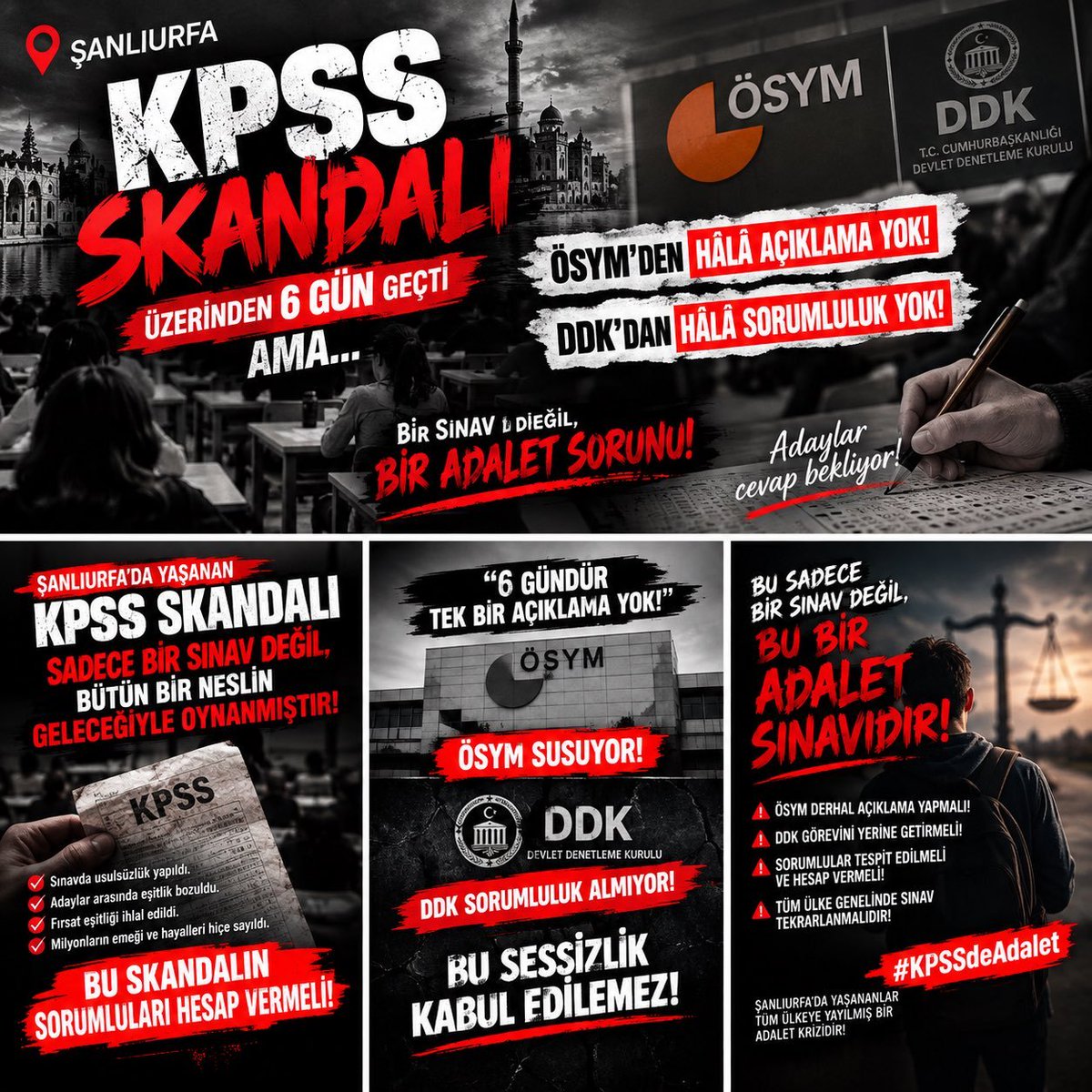 feneer1907fener's tweet photo. DEVLETİMİZ ADALETSİZLİĞE ASLA AMA ASLA SUSMAZ ARKADAŞLAR. İÇİNİZ RAHAT OLSUN. BAŞKANIMIZ @RTErdogan EN KISA SÜREDE GEREĞİNİ YAPACAKTIR. TÜM HERKESİ BU İDDİALARIN AYDINLATILMASINA DAVET EDİYORUM. 
#kpsshaksızlığı @adalet_bakanlik @OSYMbaskanligi @abakingurlek https://t.co/0Q5z86dk9O
