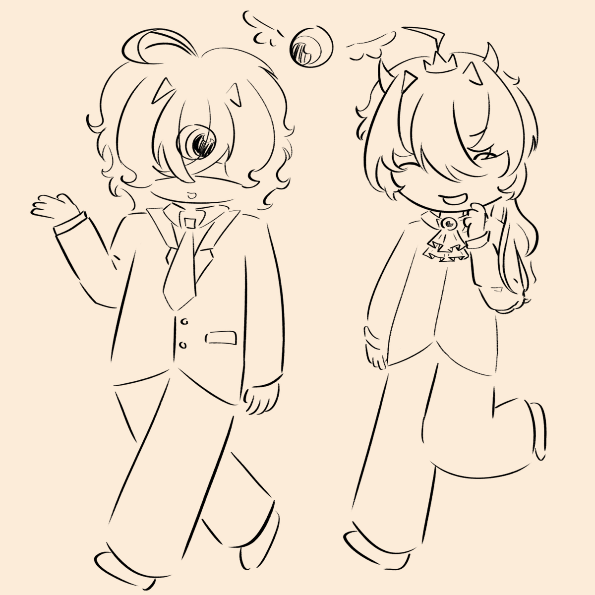 B4k33dPotato's tweet photo. idk which one looks better #taxduo #wemmbufanart #eggchanfanart https://t.co/kdwE6VUutw