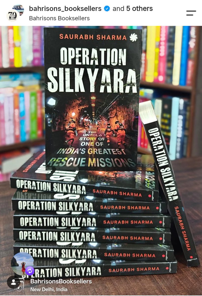 saurabhsherry's tweet photo. Somewhere out there, my book is waiting on a shelf with my name on it. The funny thing is, work has kept me so busy that I haven’t had a chance to walk into a store and see it with my own eyes.
#OperationSilkyara https://t.co/zjOLjY9qIn