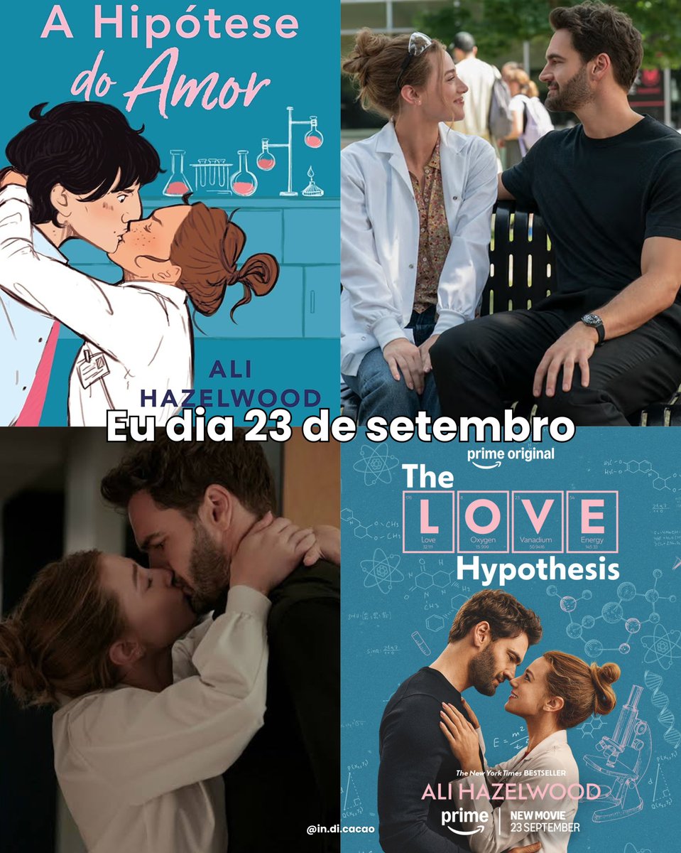prince2rose's tweet photo. It’s real! We have the first poster for “The Love Hypothesis”! The Ali Hazelwood adaptation starring Lili Reinhart and Tom Bateman premieres on Prime Video on September 23. Who else can’t wait to see Adam and Olive on screen? https://t.co/TJ8w7sHPeh