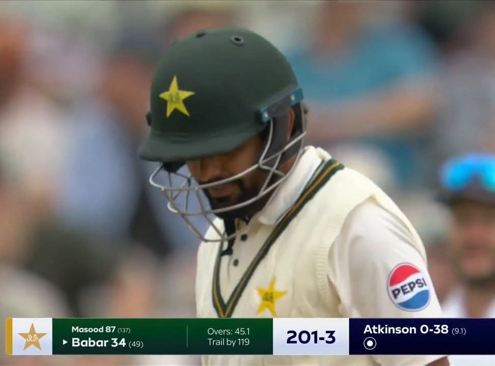 AkhtarHaral14's tweet photo. This is the first time in this series that Pakistan has crossed the 200-run mark in an innings.
.
.
#PAKvENG #ENGvPAK #WTC26 #pakistancricket https://t.co/K0tkApT9sj