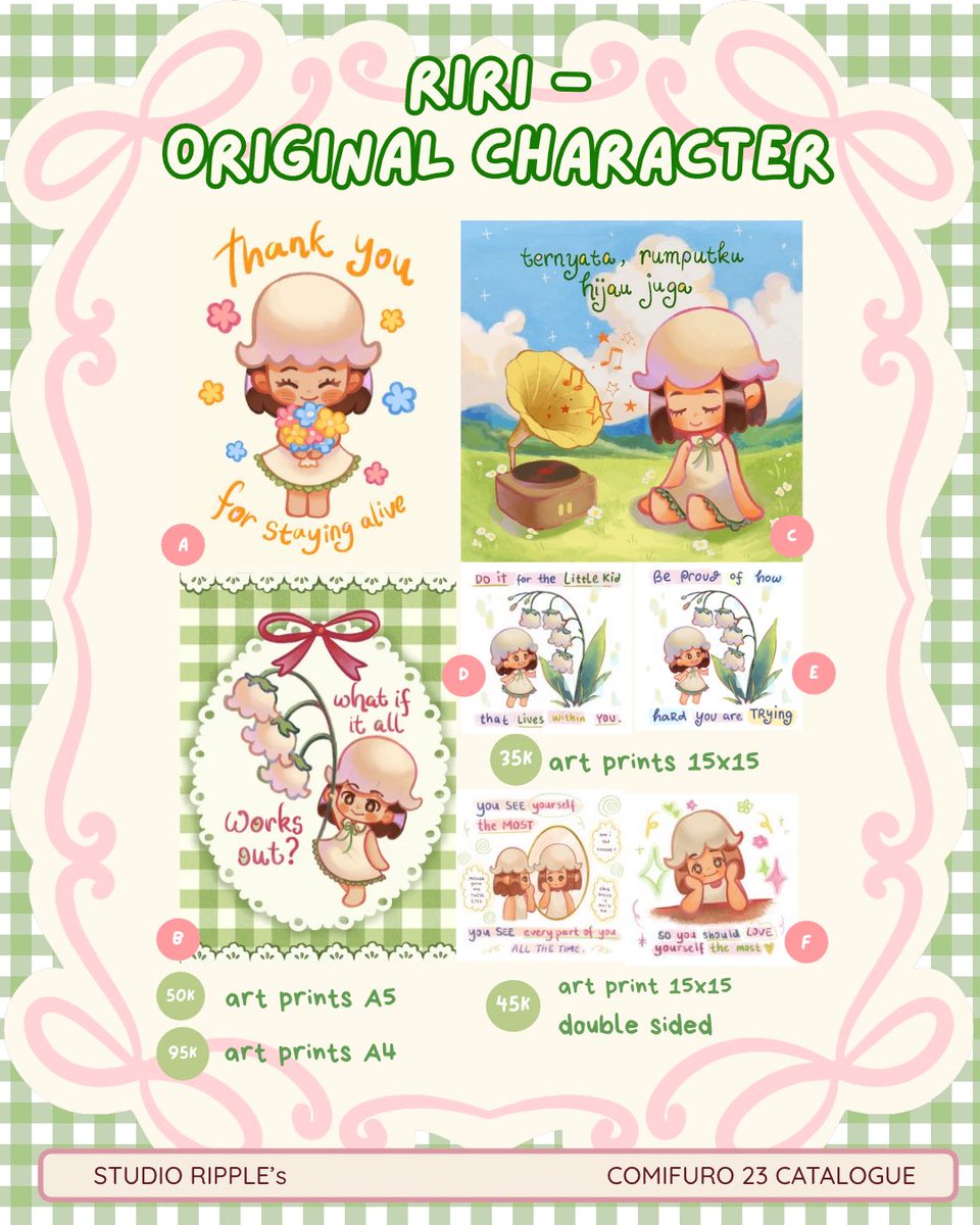 studio_ripple's tweet photo. [⭐️ RTs, loves, and saves are much appreciated !!]]

#Comifuro23 Pre-order for my Original Character is now open until 15 September 2026!! Pick up & Mail Order✨

🌷Premium art print, stickers, keychain, acrylic coaster, popsocket

❣️ Fanmerch catalogue on different post pinned in my profile

Link: https://t.co/m68hIQro8G