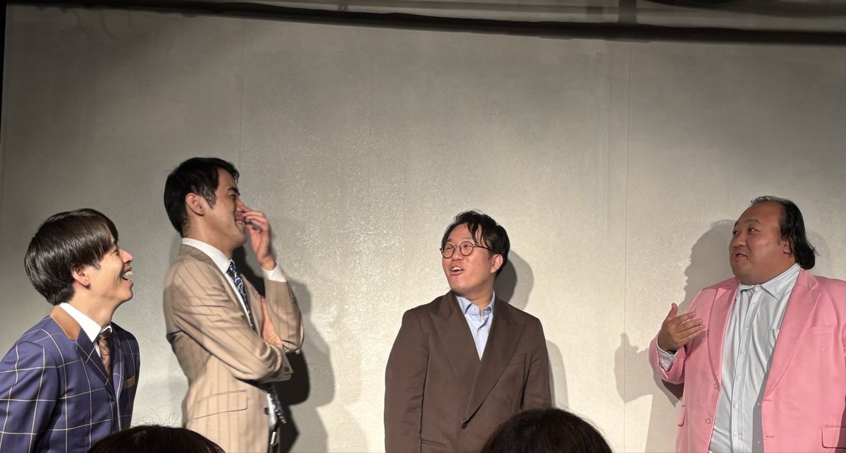 kakinoshi's tweet photo. #漫激
リニアの新ネタ2本ともすごく面白かった！
どのセリフも強くてクリアで刺さるからずっと笑う
うちまつげは特に1本目が楽しかった！
的確で畳みかける内間さんのツッコミ最高
魂ず！安定の構成に変化が加わり面白に厚みが増していた
ママタルトはマンゲキのつもりで激漫に来てしまっていた！ https://t.co/cOrswGYCkG