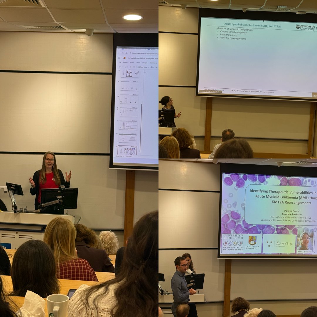 LJRussell_Lab's tweet photo. We’re glad to have participated in the 23rd CLR-UK Annual Meeting in Nottingham! It was a great opportunity to share our research, contribute to organising the meeting, exchange ideas, and network with fellow scientists working in childhood leukaemia research.
#CLRUK2026 #BCUK https://t.co/TsBgTC4wFE