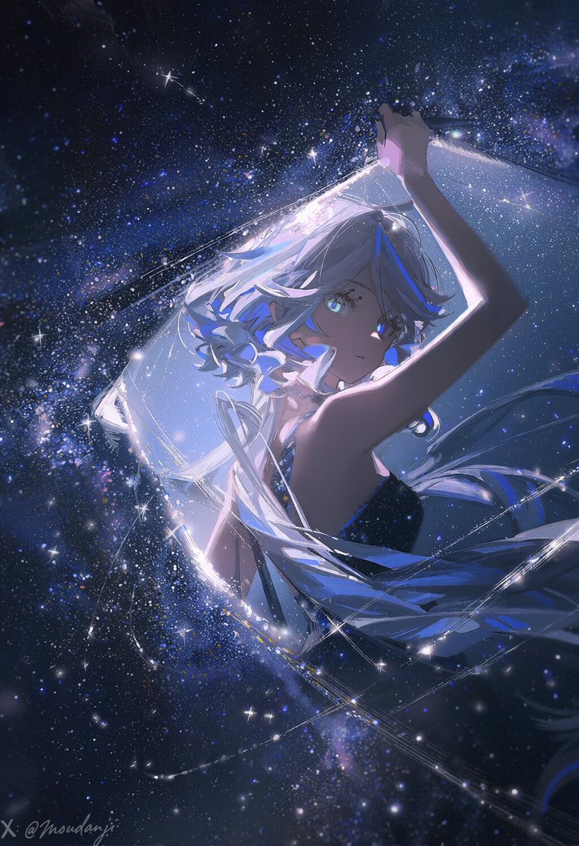 moudanji's tweet photo. Furina adrift in the star‑filled universe ✨ 
#Furina #GenshinImpact https://t.co/HqaZewHuDh