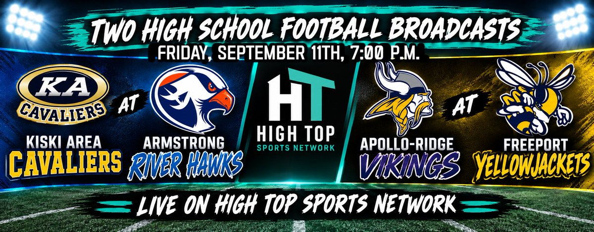 HighTopSports2's tweet photo. @AHSRIVERHAWKS @ArmstrongRiverh @kiskifootball @FASD_Athletics @ApolloRidgeFB https://t.co/1Dk5wkM0sw