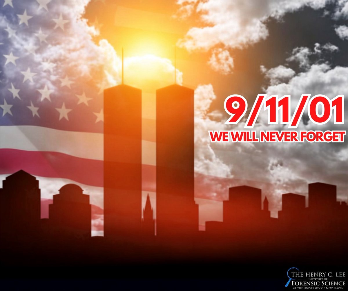 LeeForensicInst's tweet photo. Today we remember the lives lost, the heroes who answered the call, &amp; the resilience that carried a nation forward. Twenty-five years later, we honor their memory by never forgetting. #September11 #NeverForget https://t.co/s5yYZpM4Jg