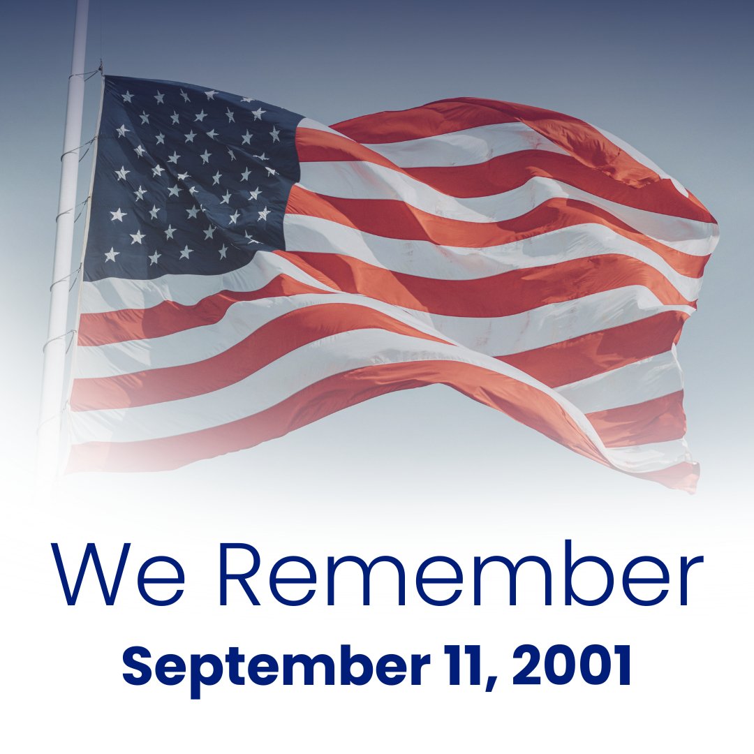 LogisticsPlus's tweet photo. Today, we remember the lives lost on September 11, 2001, and honor the courage and sacrifice of the first responders, service members, and everyday heroes who came together in the days that followed. We remember. We honor. We stand together. #NeverForget https://t.co/iy8UyLZo5m