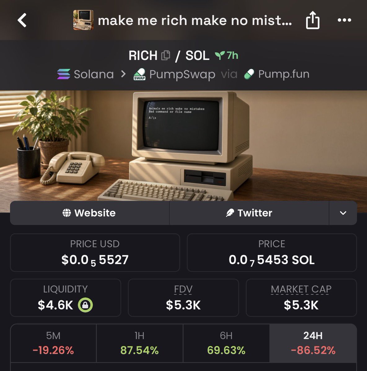 blessed_mayor's tweet photo. OpenAI literally shared this on their Instagram. Hopefully your PC makes you $RICH with no mistakes.

No community yet, but the lore is banger. $OPENAI stock is the reward.

Scooped some. Dyor 👀

4JGAe6q4DjJLFrerLufsZ22njUzJXopeWTGEbR5Gpump https://t.co/TzqO3GIqdf