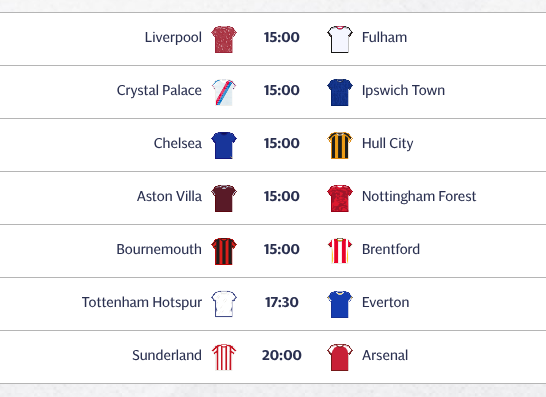 TFFootball's tweet photo. It's a bumper 7 game Saturday in Telegraph Fantasy Football 👌

There are 3 transfer deadlines to set your alarms for ⏰ https://t.co/hbs8QacvOw