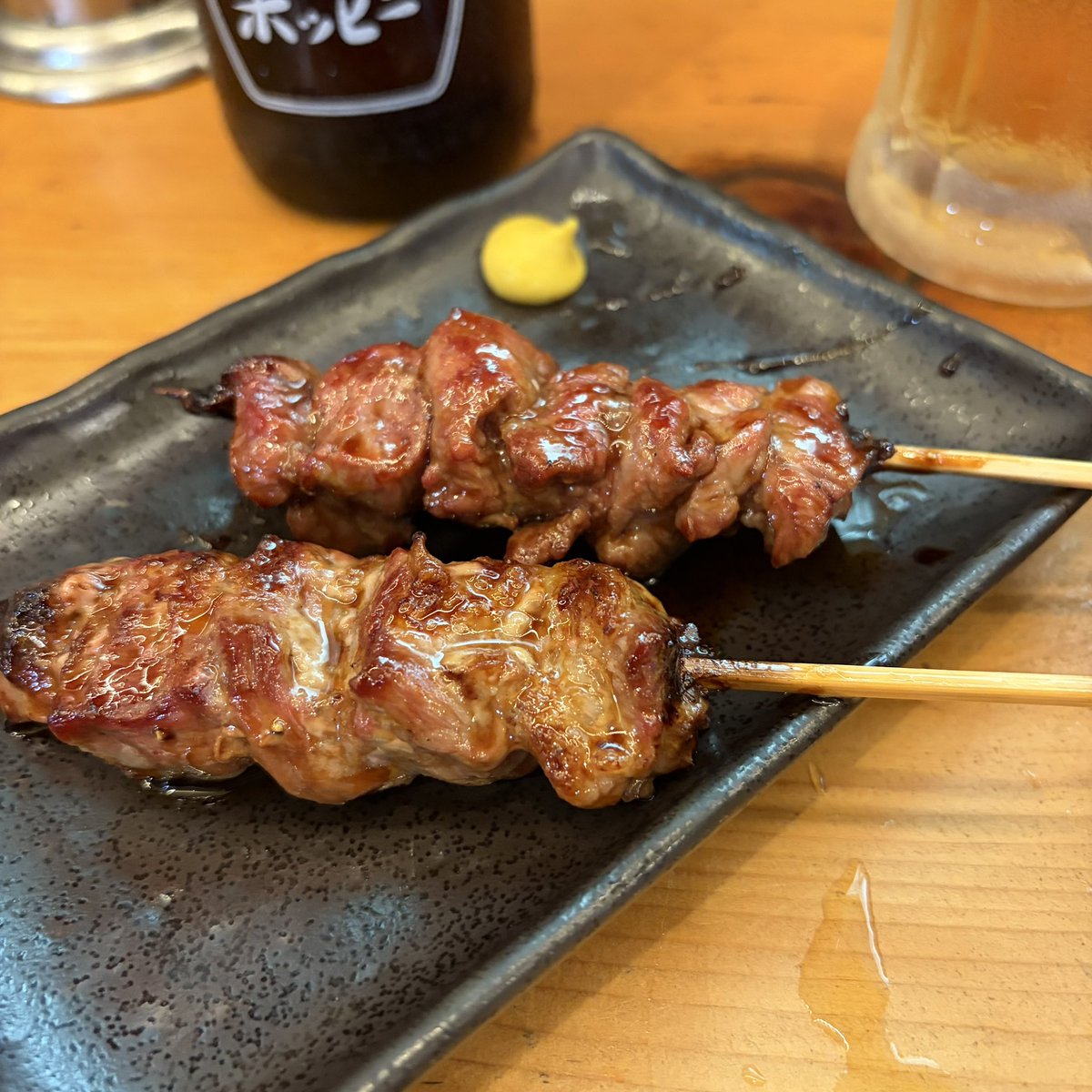 acala_naatha's tweet photo. 2件目はいつもの八郎酒場でちょい飲みセットからスタート。やきとんとシャリキンホッピー追加で。今日は宴会客も多く賑わってました。いつも客が少ないのでちょっと安心。 https://t.co/JoCgYqwfvG