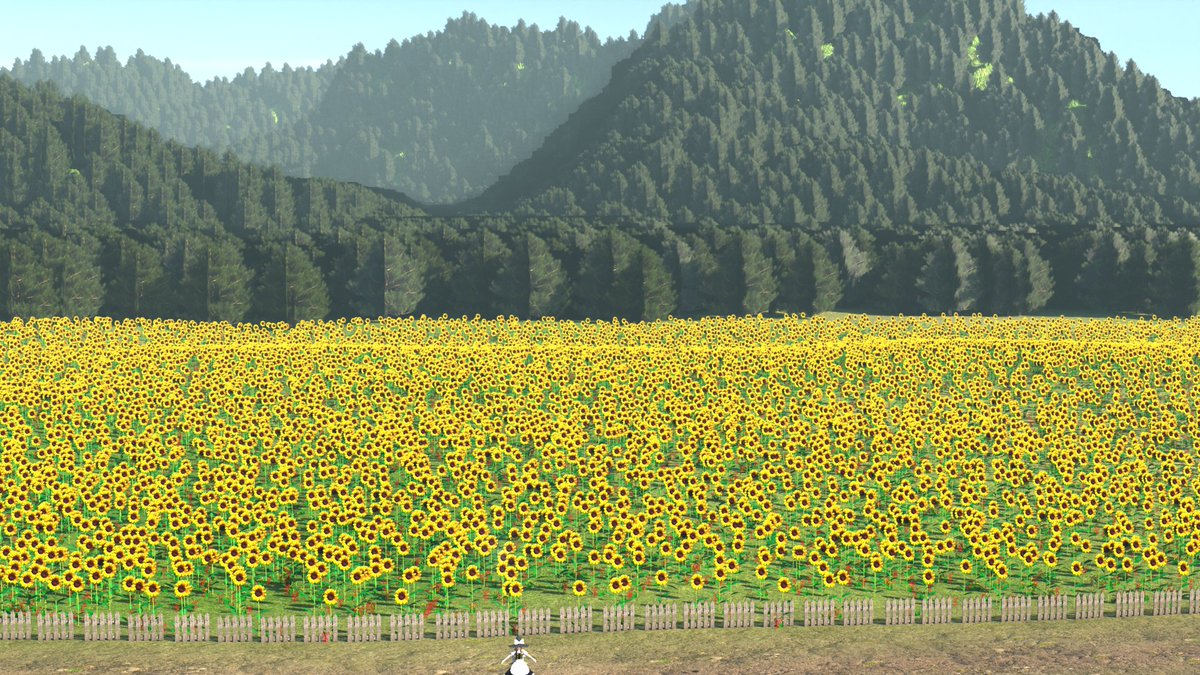 gensou3DCG's tweet photo. 太陽の畑Version2
#blender #東方Projectㅤㅤㅤㅤ https://t.co/qhlpIXeBZ5