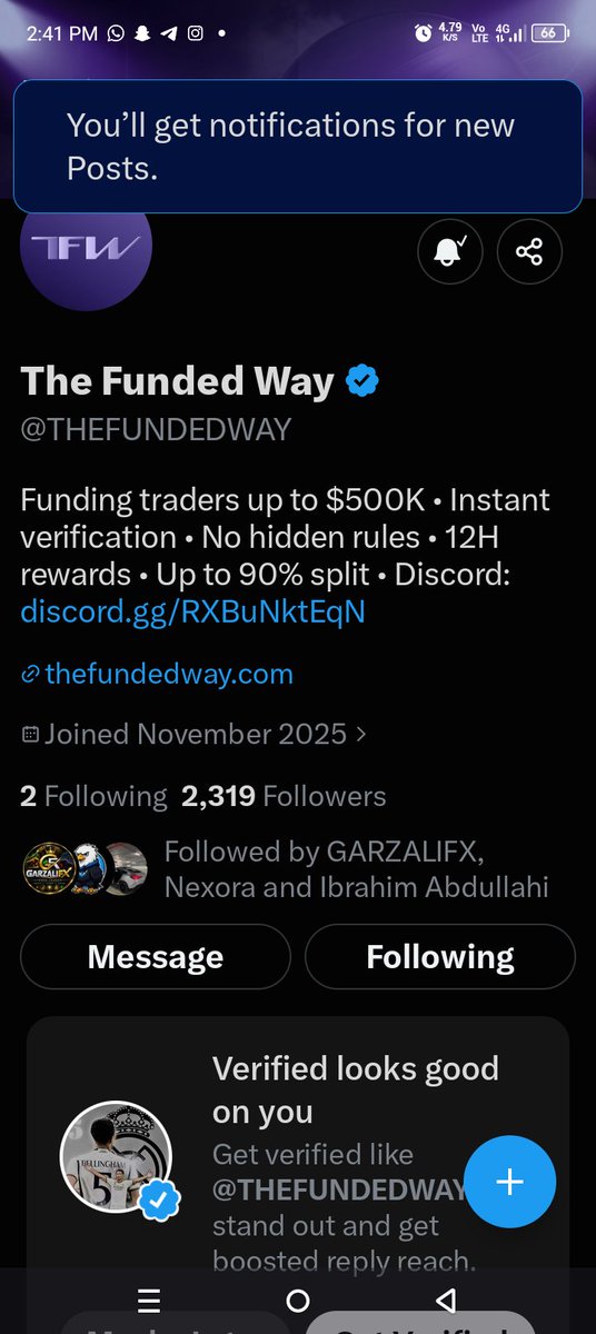 SalimNafiu's tweet photo. @GarzaliH51580 @THEFUNDEDWAY @Abdulbasid95309 @Thekidhamza @FOREX_fx11 
Done ✅ https://t.co/n9M5cGAfpl