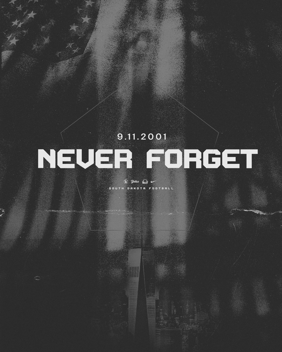 SDCoyotesFB's tweet photo. Never Forget. 🇺🇸 https://t.co/6KHUZeeNmp