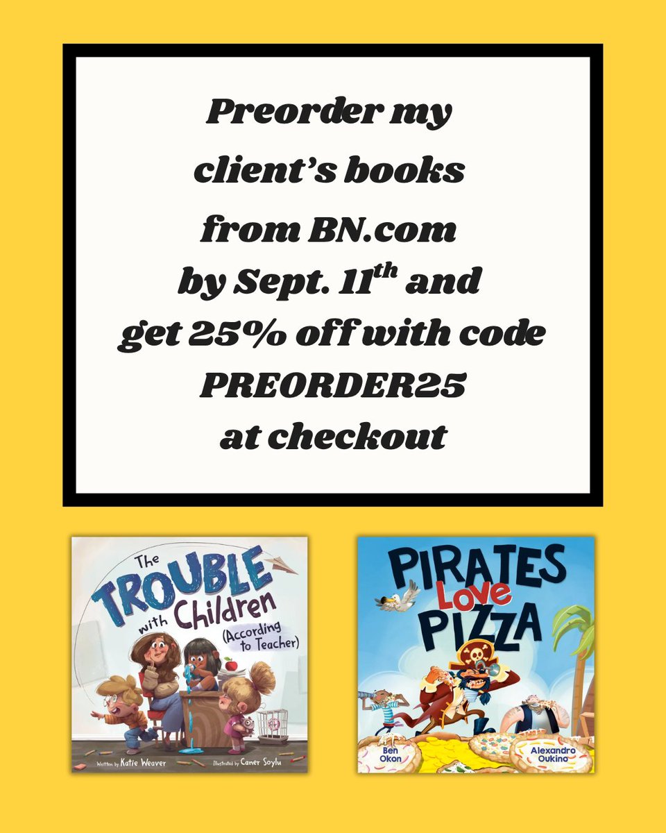 vickyweberbooks's tweet photo. Preorders until TONIGHT are 25% off at @barnesandnoble with code PREORDER25 at checkout. Support the authors! Spread the word! #BNPreorder https://t.co/7yZE5UV3c3