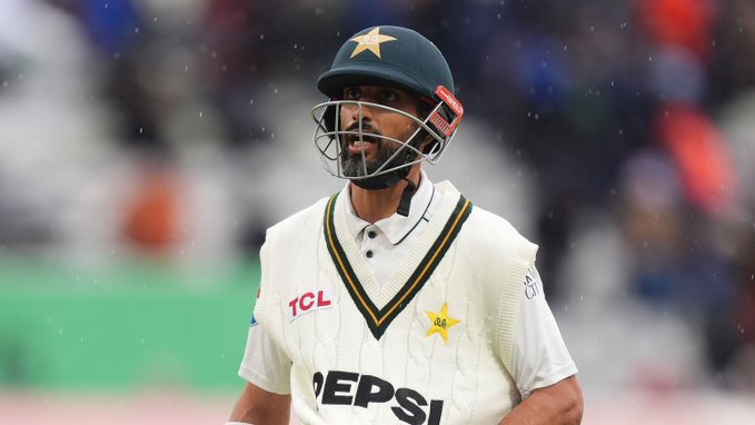 Shan Masood misses out on a century!! The left-hander falls for 95 in Edgbaston against England.